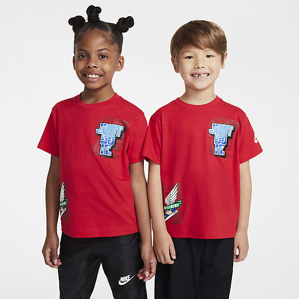 Girls red nike shirt online